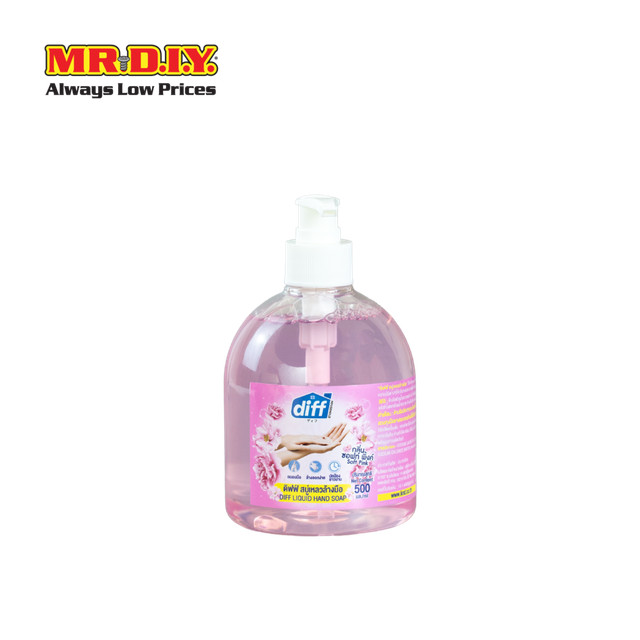 DIFF สบู่เหลวล้างมือ กลิ่น Soft Pink ขนาด 500 มล.
