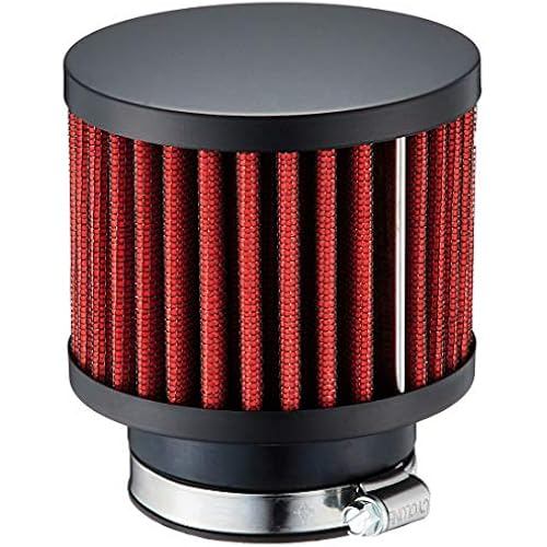 [Direct from JP] Kijima Power Filter Short, TW200/225/Serow, Red, 102-061R
