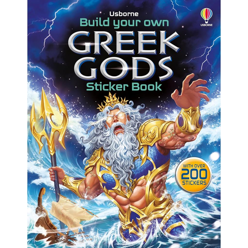 หนังสืออังกฤษใหม่ Build Your Own Greek Gods (Build Your Own Sticker Book) [Paperback]