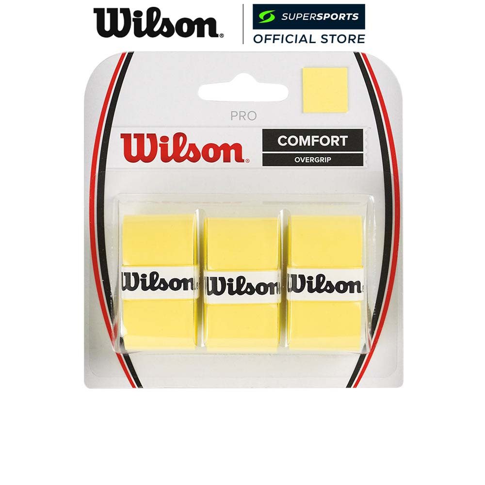 WILSON Pro Overgrip เทปพันด้ามไม้เทนนิส (แพ็ค 3 ชิ้น)