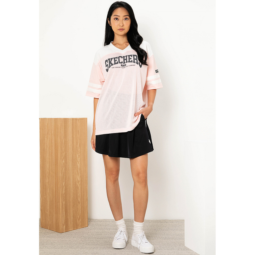 Skechers สเก็ตเชอร์ส กระโปรงผู้หญิง Women Basketball Culture Skirt - SL325W438-0018 — صورة 4