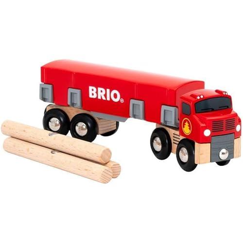 BRIO WORLD Lumber Track Wooden rail toy 33657