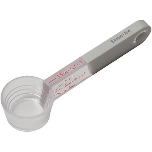 Measuring spoon, graduated, dishwasher safe, gray, simple use CC-1651