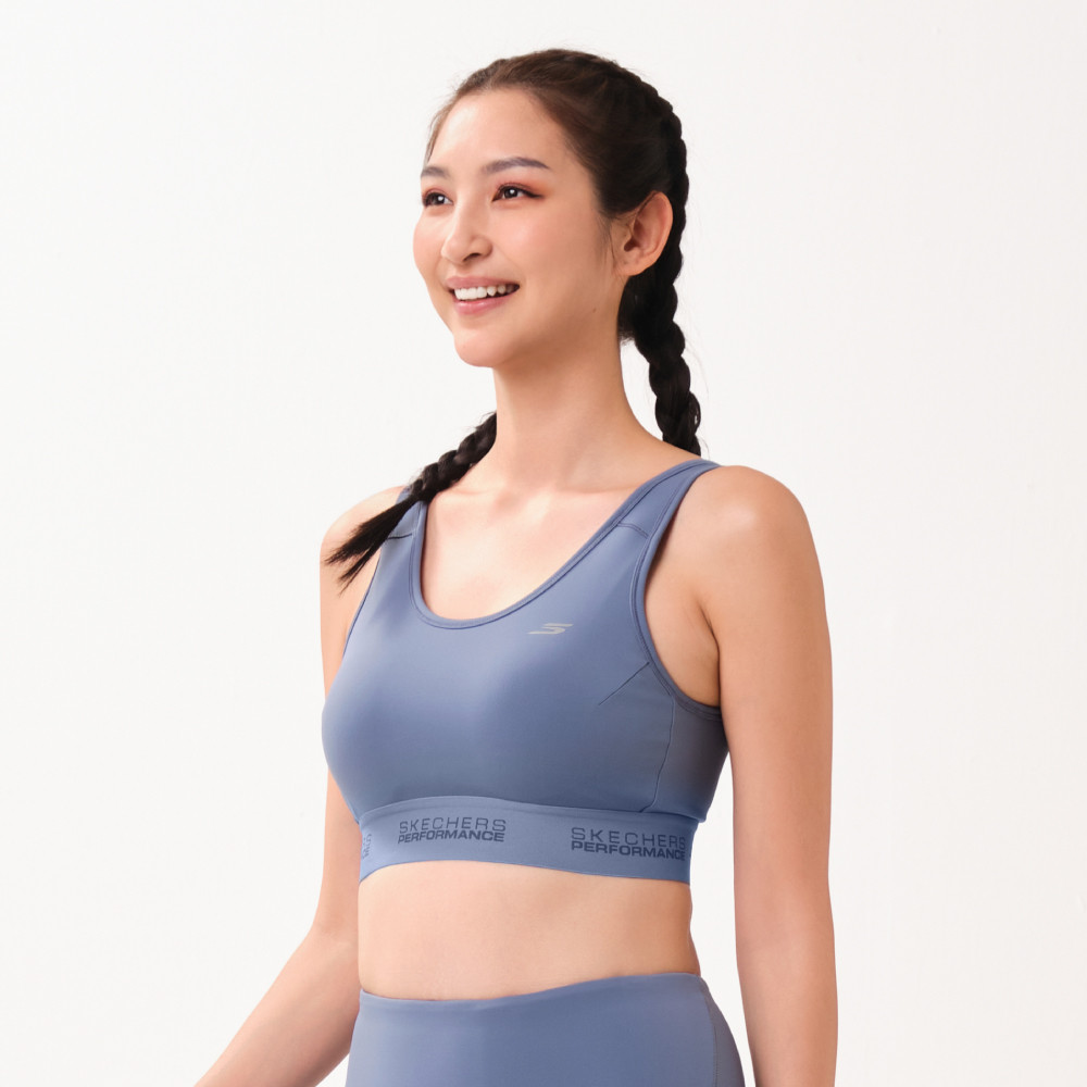 Skechers สเก็ตเชอร์ส สปอร์ตบราผู้หญิง Women Running Performance Sports Bra - SP126W007-02F1 — صورة 3