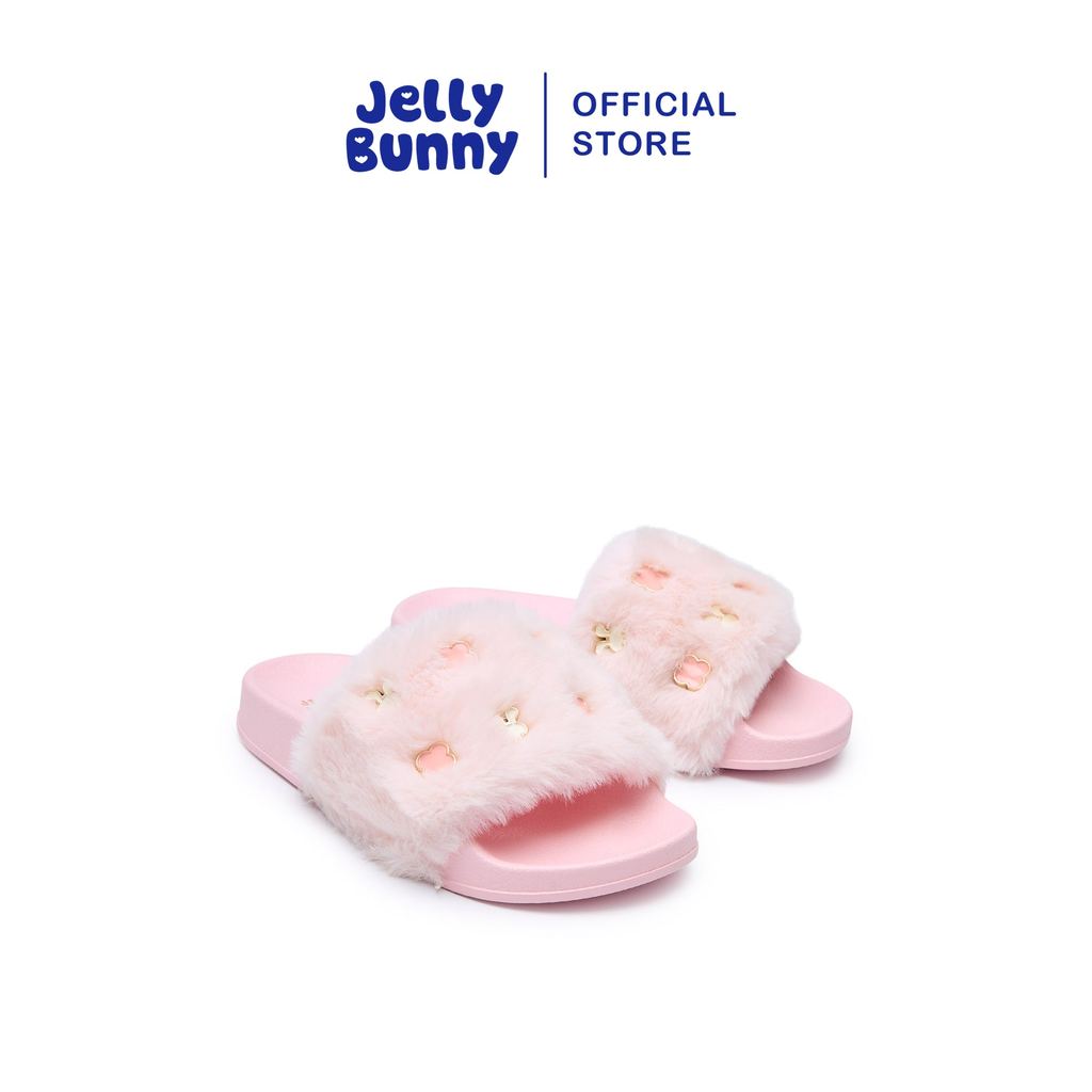 JELLY BUNNY รองเท้าแตะ สำหรับเด็กผู้หญิง MINI SLIDE FUR SELIN SANDALS รุ่น B26CSKA011