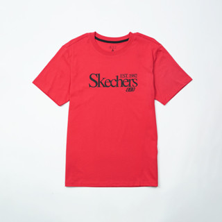 Skechers สเก็ตเชอร์ส เสื้อยืดแขนสั้นยูนิเซ็กส์ Unisex Short …