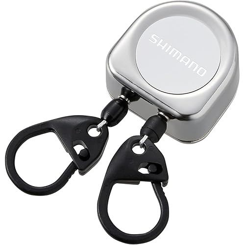 SHIMANO Double Pin-on Reel Metal PI-411R White