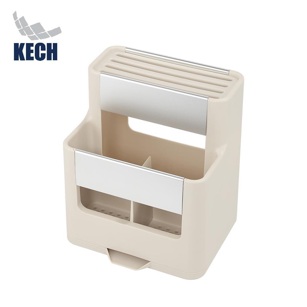 KECH ที่ใส่ช้อนและมีดอะลูมิเนียมแบบแบ่งช่อง NOAR จัดส่งโดย HomePro