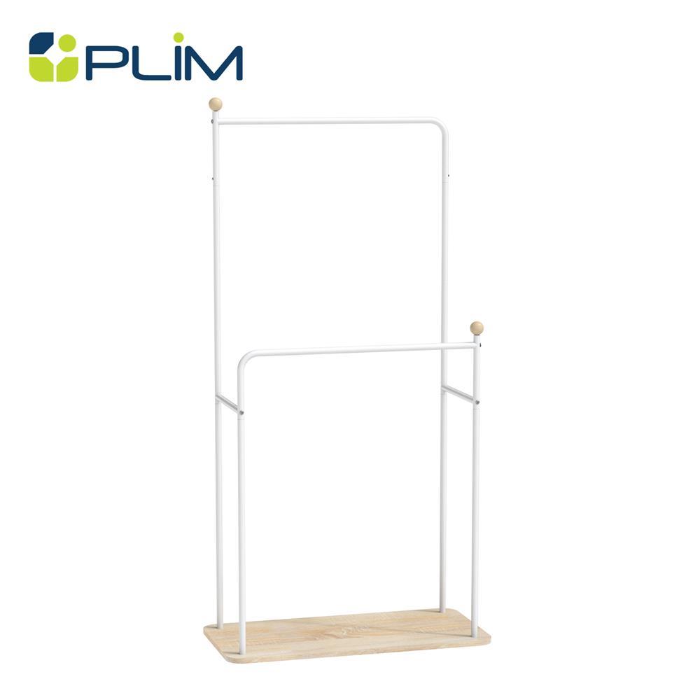 PLIM ราวแขวนผ้า 2 ราวแขวน  ARRIS 80 ซม. สีขาว จัดส่งโดย HomePro