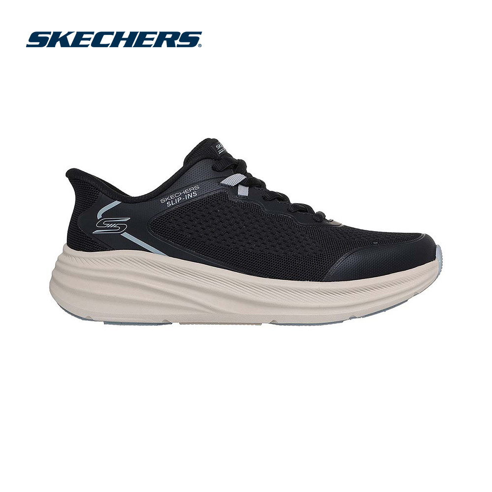 Skechers สเก็ตเชอร์ส รองเท้าลำลองผู้ชาย Men Slip-Ins BOBS Sport Skillz Casual Shoes - 118431-BLK Memory Foam (latest)