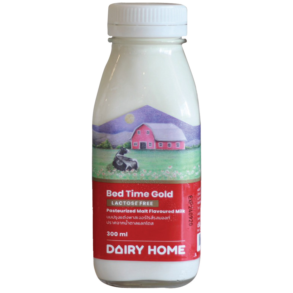 [8858709106965] Dairy Home Bedtime Gold Lactose Milk 300 แดรี่โฮม นมก่อนนอนโกลด์ แลคโตสฟรี 300