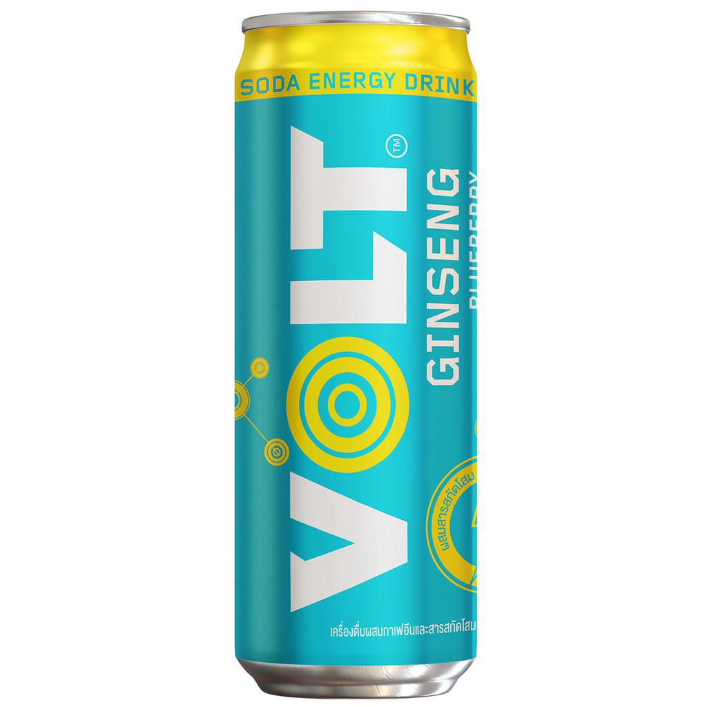 [8858638008965] Volt Ginseng Can 310Ml. โวลต์ ผสมโสม 310 มล.
