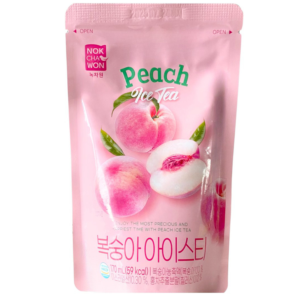 [8801767336706] Nokchawon Peach Ice Tea 170 Ml. นกชาวอน ชาพีช 170 มล.