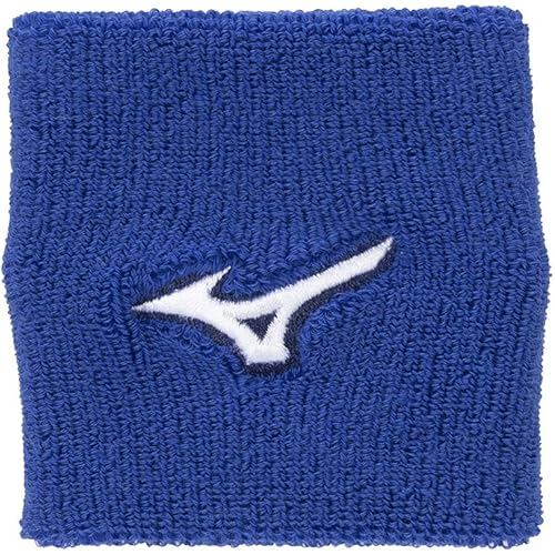 Mizuno wristband tennis sports wrist 8cm unisex 62JYB001 blue free size