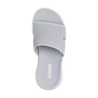 Skechers สเก็ตเชอร์ส รองเท้าแตะผู้หญิง Women Wide Fit On-The-GO GOwalk Flex Walking Sandals - 141449W-GRY (latest)