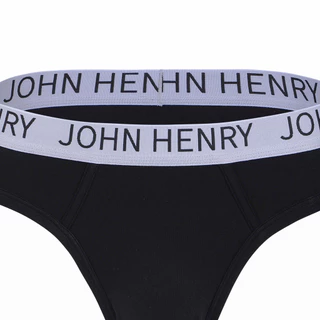JOHN HENRY UNDERWEAR Basic ทรงบรี๊ฟ รุ่น JU JU2BC1001 สีดำ