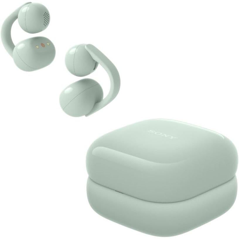 Sony WF-LC900 GZ Ear Cuff, Wireless Earphones, LinkBuds Clip, Bluetooth, Splashproof, Long Battery, 
