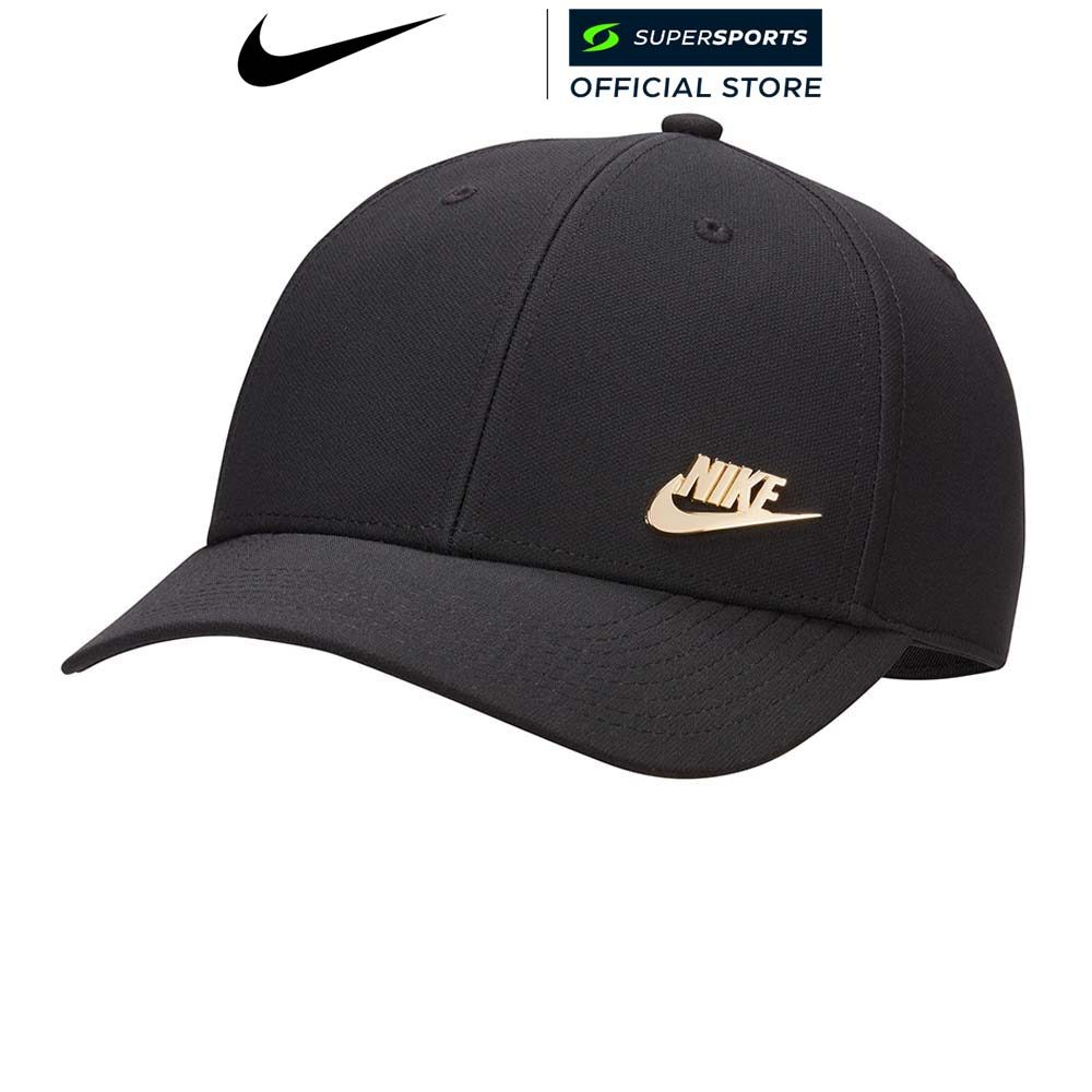 NIKE Dri-FIT Club Structured Metal Logo หมวกแก๊ปผู้ใหญ่
