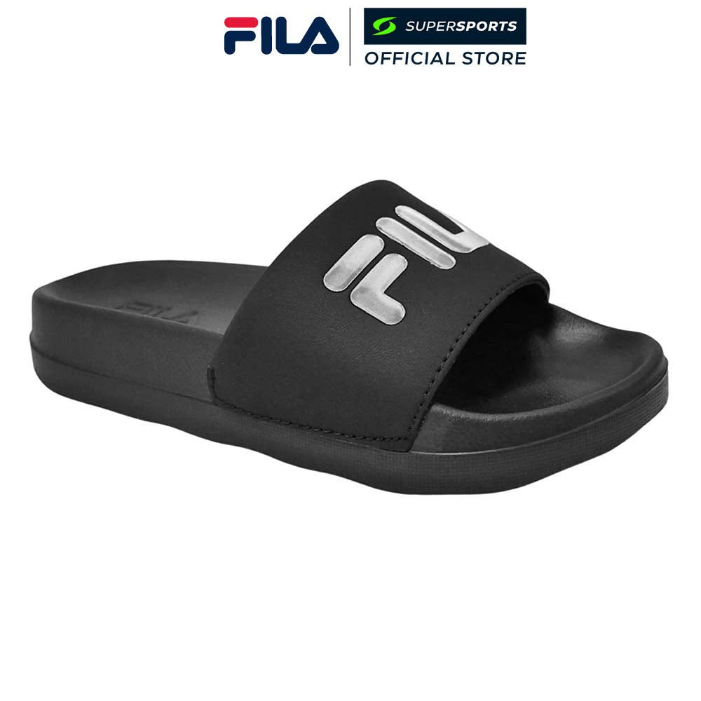 FILA Luminosa รองเท้าแตะเด็ก สีดำ