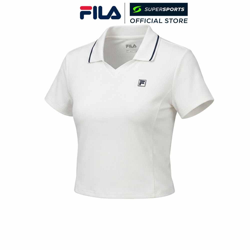 FILA Rib Polo เสื้อโปโลออกกำลังกายผู้หญิง
