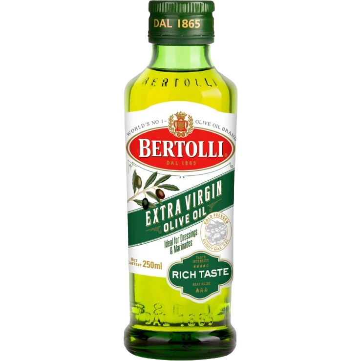 [0228650] Bertolli Extra Virgin 250ml เบอร์ทอลลี่ น้ำมันมะกอกเอ็กซ์ตร้าเวอร์จิ้น