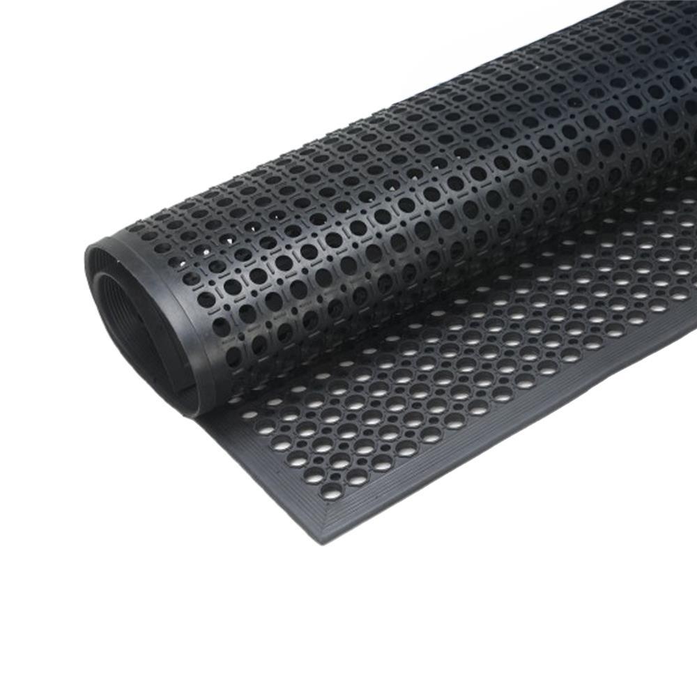 HOME LIVING STYLE แผ่นยางกันลื่น HONEYCOMB 80x120 ซม. สีดำ จัดส่งโดย HomePro