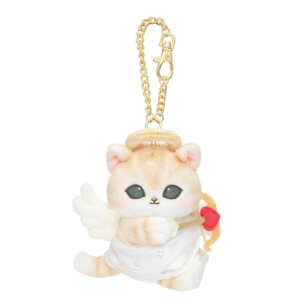 mofusand Cupid Cat Plush Keychain Bag Charm Character Goods