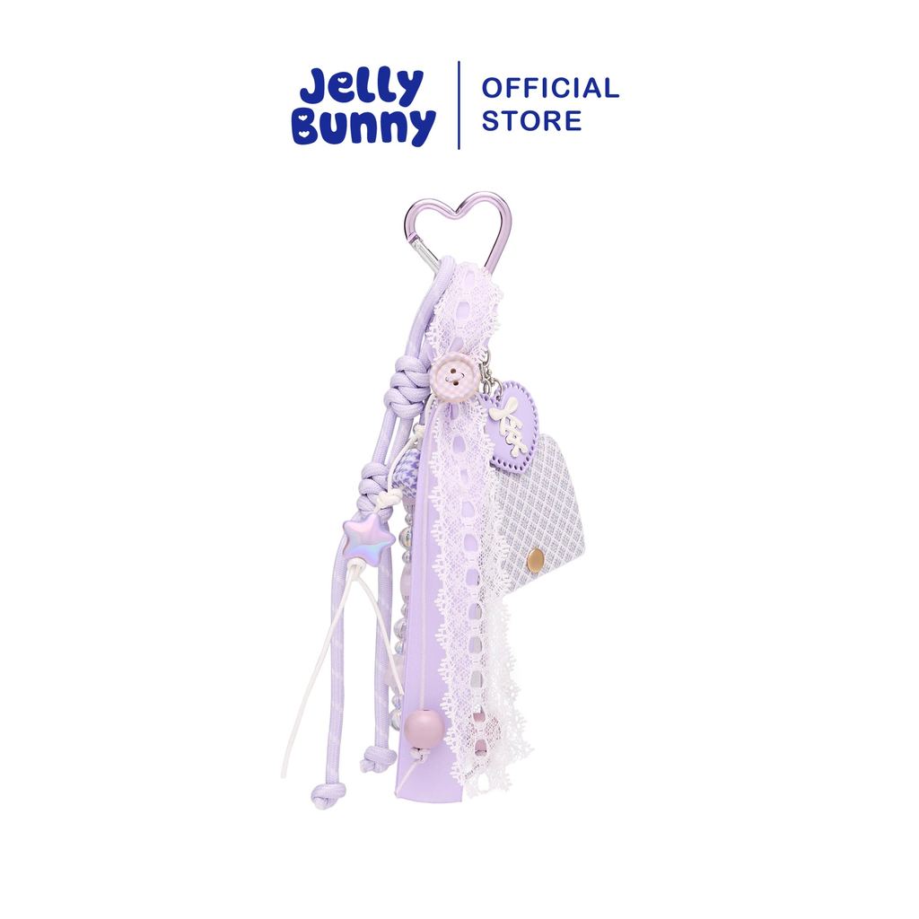 JELLY BUNNY พวงกุญแจ GIGGLE PUFF รุ่น B26FAWA029 PURPLE