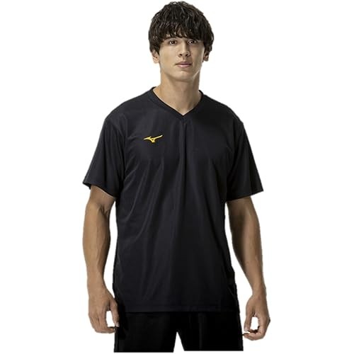 Mizuno New Model Short-Sleeved T-Shirt Navi Dry V-Neck Sweat Absorbing Quick-Drying Inner Underwear 