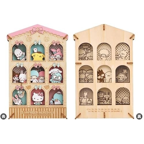[Direct from JP] Sanrio Characters PT-WL14X Paper Theater -Wood Style- Candy House