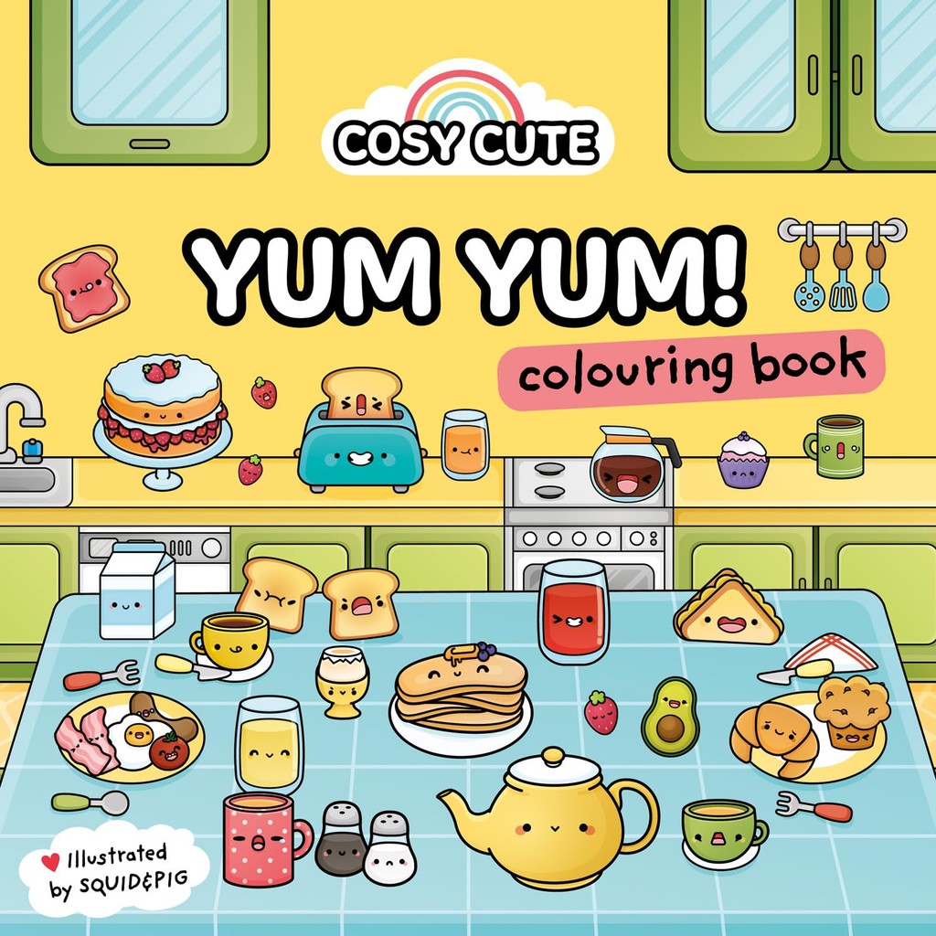 หนังสืออังกฤษใหม่ Cosy Cute Yum Yum : Colouring Book (Cosy Cute) [Paperback]