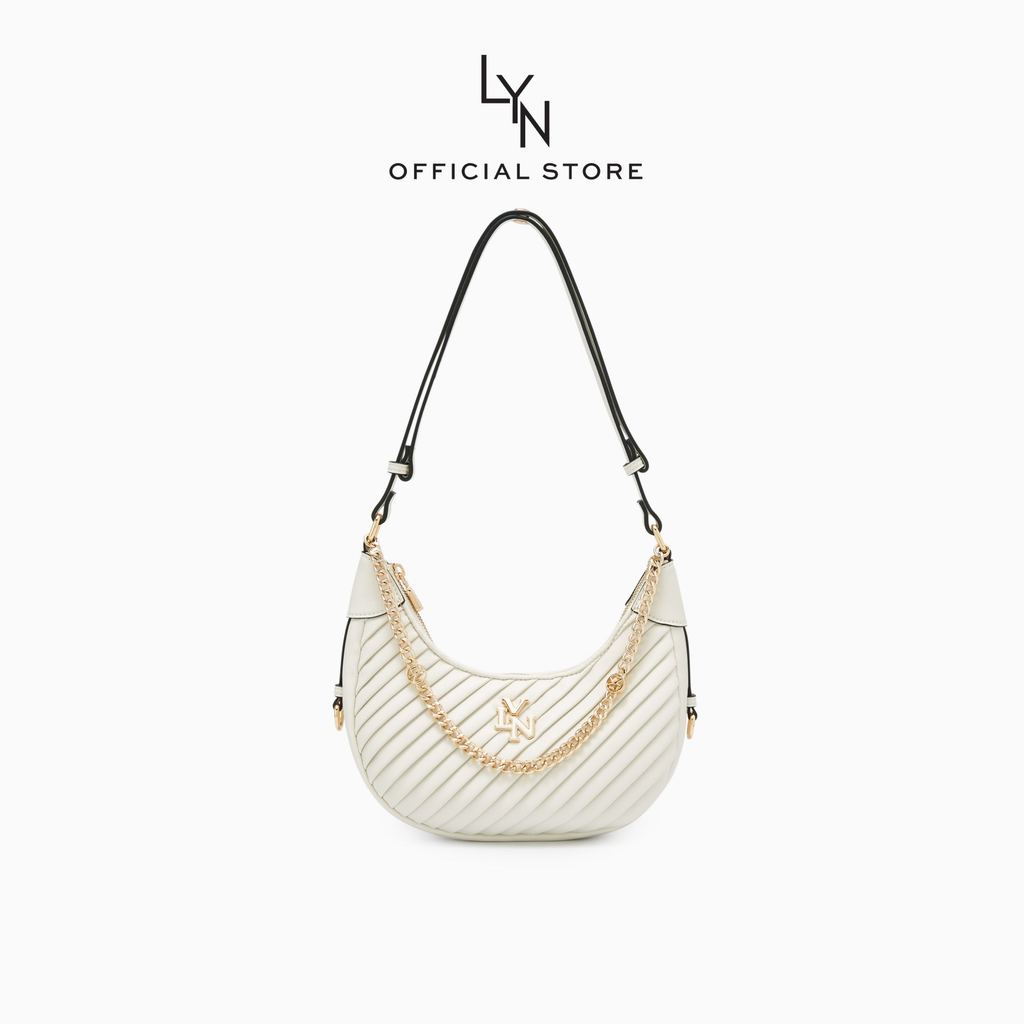 LYN - Pleat Rexha M Shoulder Bag กระเป๋าสะพายไหล่  (L25FBWA054)