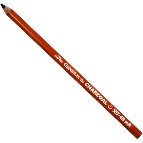 General Charcoal Pencil Black 4B