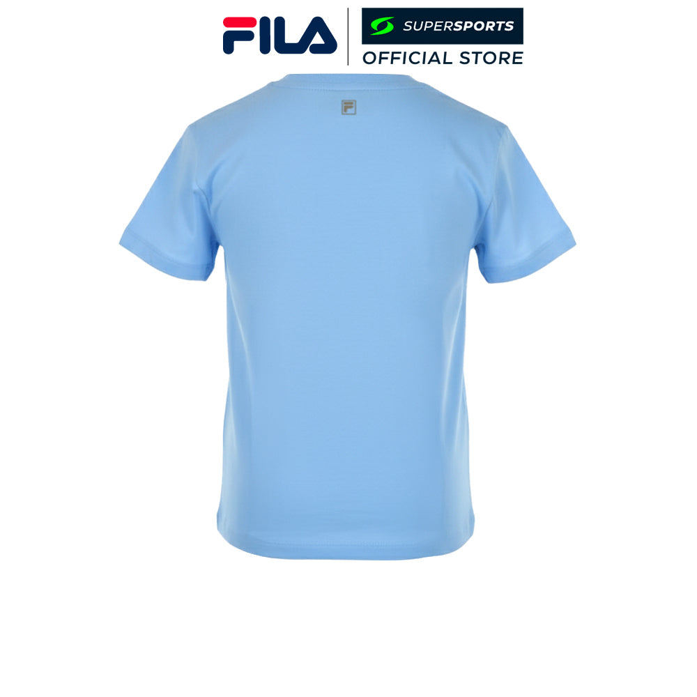 FILA Blue เสื้อยืดเด็ก TSP251001K ราคา ถูกที่สุด ดีลบีเคเค แกลเลอรีภาพที่ 2