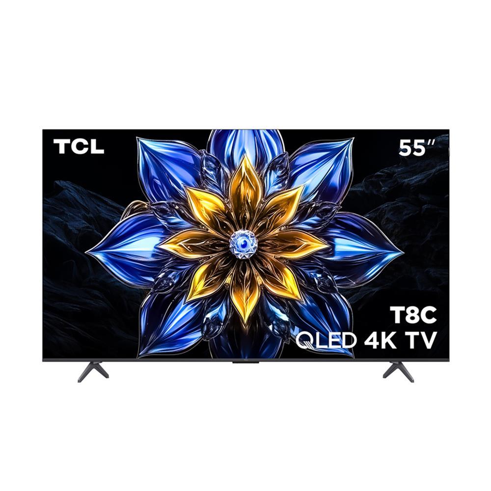 TCL ทีวีคิวแอลอีดี 55 นิ้ว (4K, QLED, GOOGLE TV) 55T8C จัดส่งโดย HomePro