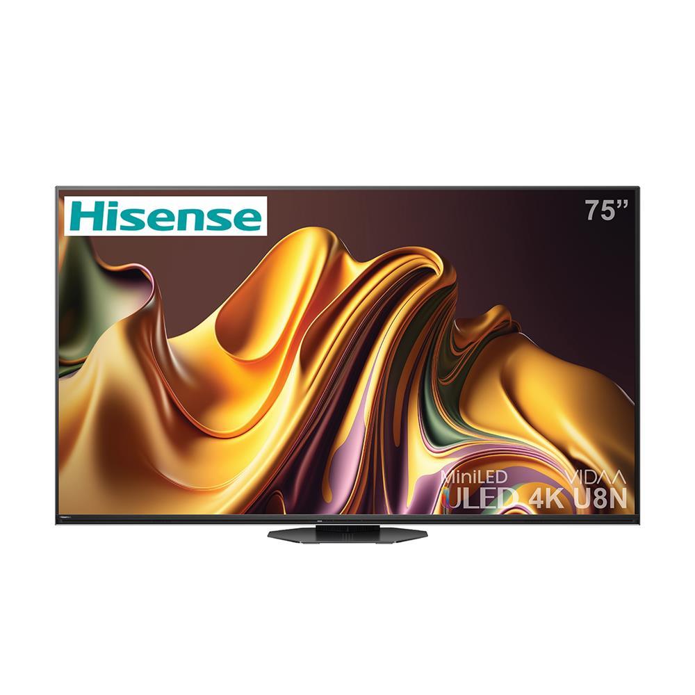 HISENSE ทีวีมินิแอลอีดี 75 นิ้ว (4K, MINI LED, VIDDA) 75U8N จัดส่งโดย HomePro