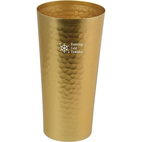 Tumbler Aluminum 900ml Gold Freezing Cold HC-810
