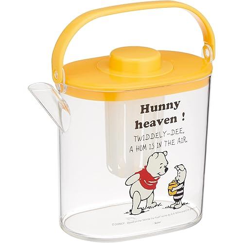 Skater Heat Resistant Cold Tea Pot with Strainer Winnie the Pooh Comic Disney 1.2L CM10