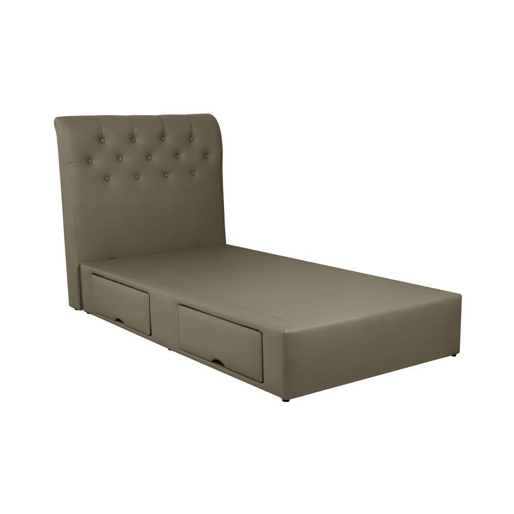 HOME LIVING STYLE ฐานรองหัวเตียง 3.5 ฟุต  ROME-R สี TAUPE จัดส่งโดย HomePro