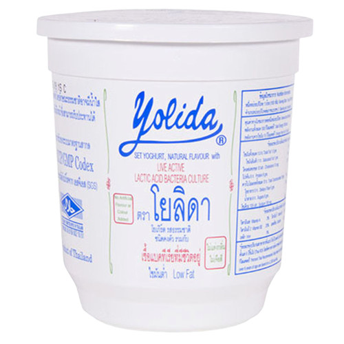 [0089898] Yolida Yoghurt Natural Unsweetened 450 G โยลิดา โยเกิร์ตรสธรรมชาติ ไม่หวาน