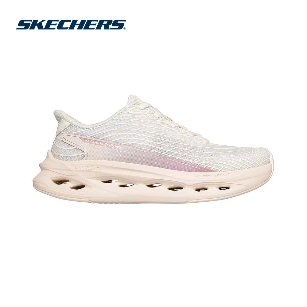 Skechers สเก็ตเชอร์ส รองเท้าผู้หญิง Women Slip-Ins Performance Max Cushioning Glide-Step Shoes - 129404-OFWT (latest)