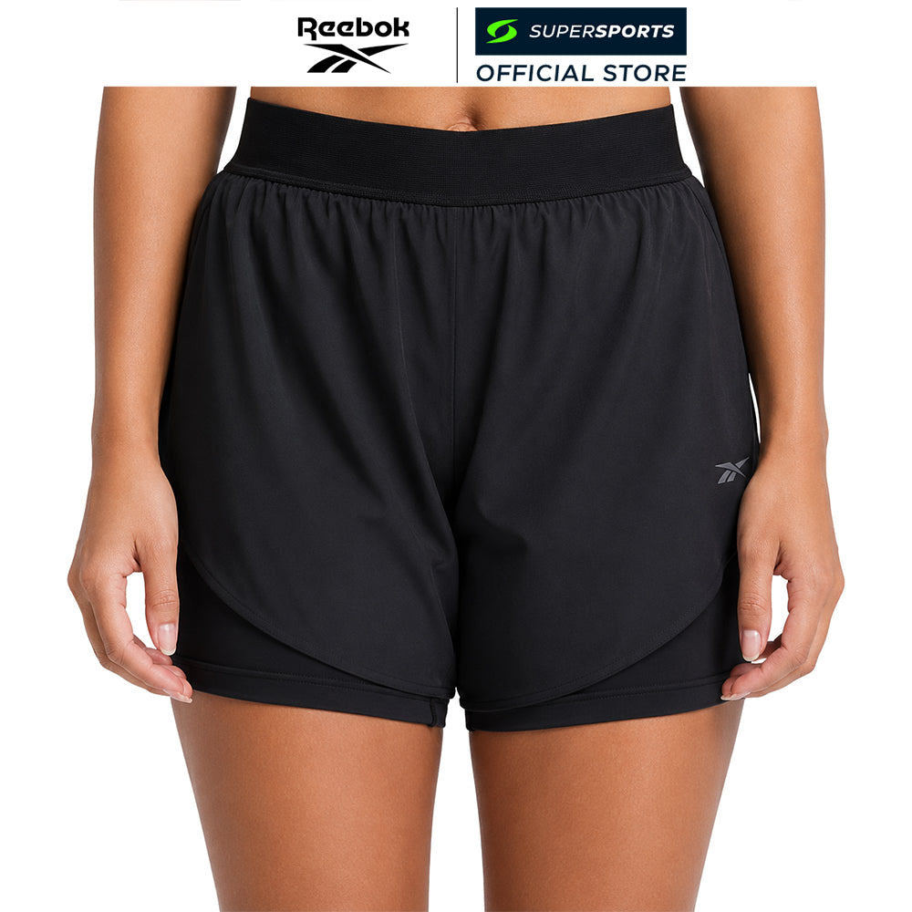 REEBOK 2-In-1 กางเกงวิ่งขาสั้นผู้หญิง