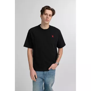 CC DOUBLE O COTTON JERSEY OVERSIZED TEE ผู้ชาย เสื้อยืดทรงโอเวอร์ไซส์คอตตอนเจอร์ซีย์ รุ่น O26WGMA025 (AW26 #P1)