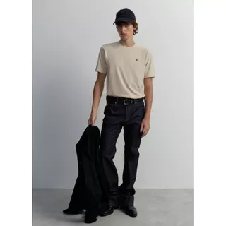 CPS เสื้อยืดคอกลมแต่งปิ๊กโลโก้ ผู้ชาย REGULAR-FIT CREWNECK TEE รุ่น C26WGMA125 (AW26#P1)