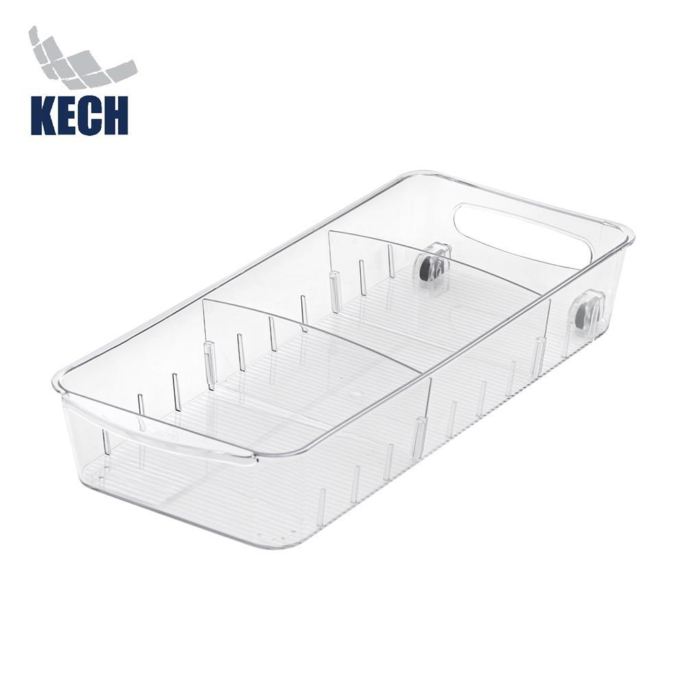 KECH กล่องจัดเก็บในตู้เย็นพร้อมชั้นแบ่งและล้อเลื่อน  FROSTY SIZE M จัดส่งโดย HomePro