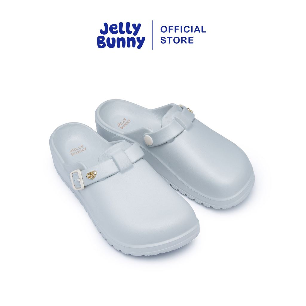 JELLY BUNNY รองเท้าแตะ CREE PLAIN รุ่น B24SLSI052 LIGHT GREY