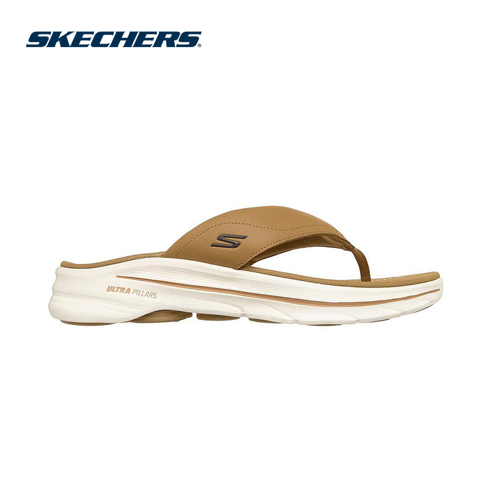 Skechers สเก็ตเชอร์ส รองเท้าแตะผู้ชาย Men On-The-GO GOwalk 8 Sandal Trop Walking Sandals - 229362-CSNT Goga Mat (latest)