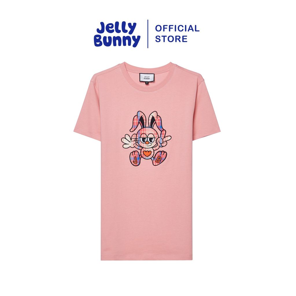 JELLY BUNNY เสื้อยืดแขนสั้นลายกราฟิก JEREMY รุ่น B26WGWA008 PEACH