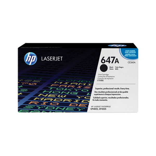 ตลับหมึกโทนเนอร์ HP LaserJet CP4025/4525 Black