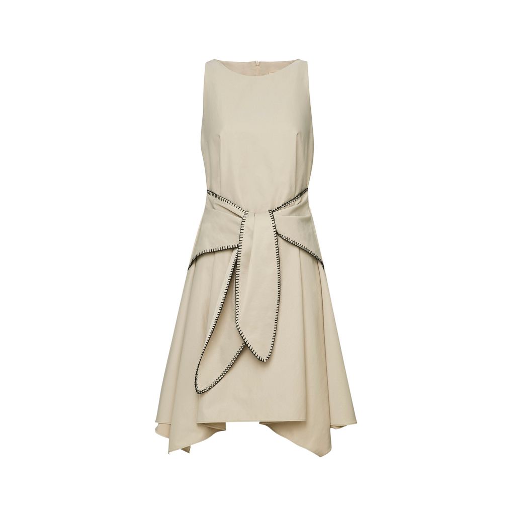 QUINN - Waist Tie Handkerchief Skirt Mini Dress ชุดเดรส (Q26WGWA006) — صورة 6
